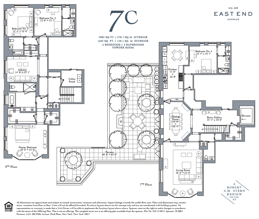 Upper East Side Condos for Sale in New York City 20 East End Avenue