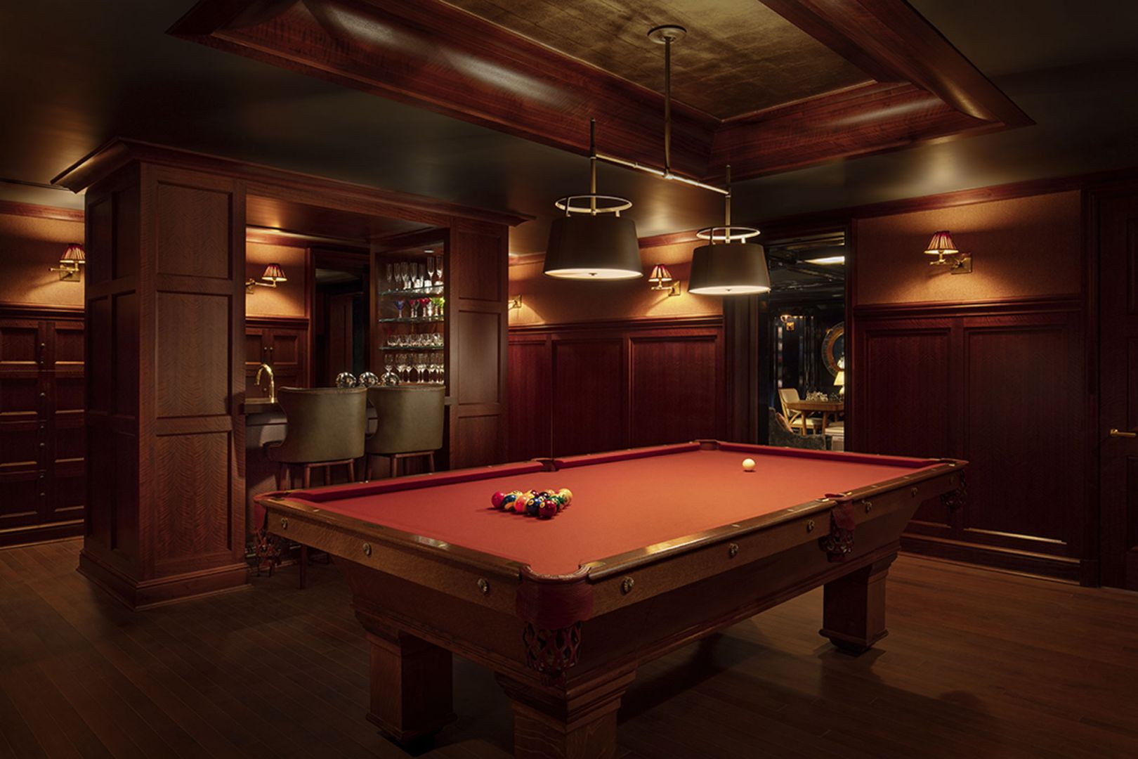 Billiards Room at 20 East End Ave
